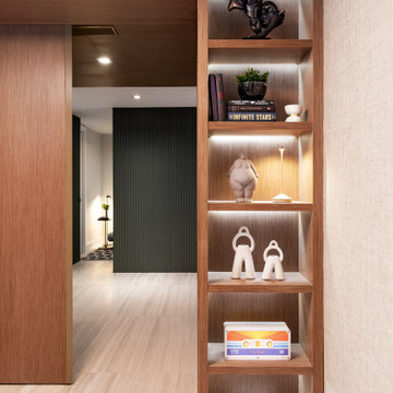 Custom Built-In Shelving | Quiet Luxury Entryway Design