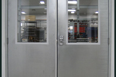 Commercial Double Steel Door with glass - Mount Kisco, NY