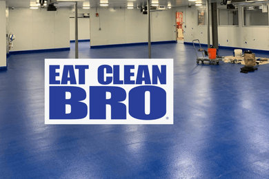 Eat Clean Bro Floor Installation