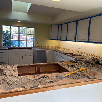 Kitchen Remodel & Countertop Demolition Phase