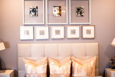 Elegant bedroom photo in Miami