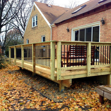 Wood Deck Design in Elmhurst, IL