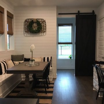 Breakfast Nook Ship Lap Siding