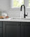 Delta Trinsic Single Handle Pull-Down Kitchen Faucet, Matte Black