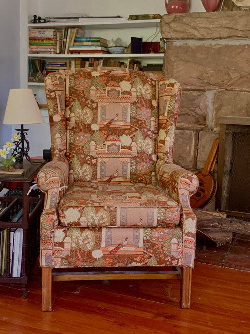 I don't know how to coordinate furniture I love with fabric I love.