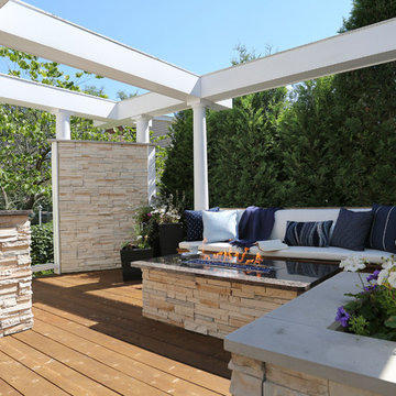 Elmhurst Multi-Level Deck with Outdoor Kitchen