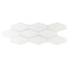 Birmingham 4"x8" Ceramic Subway Tile, Bianco