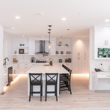 Classy White Kitchen