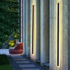Black/White/Gold Outdoor Waterproof Tall Aluminum LED Wall lamp For Garden, L59.1"