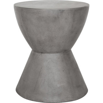 Hourglass Outdoor Stool - Dark Gray