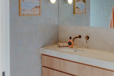 Photo of a beach style bathroom in Perth.
