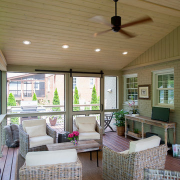 Pressure-Treated Screened Porch in Bethesda