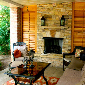 Assorted Outdoor Fireplaces