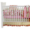 Paisley Splash in Pink Baby Crib Bedding Set 3-Piece Set