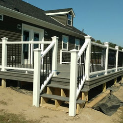 Trex Transcend Deck in Island Mist Color - Building Materials