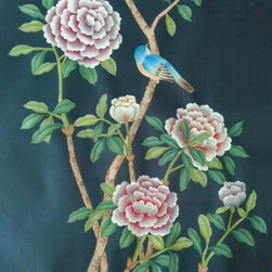 Hand painted Chinoiserie wallpaper - Products