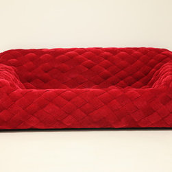 Hand-Woven Sofa (Red) - Sofas