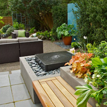 Mid Century Hardscape Patio Upgrade - Raleigh Hills, OR
