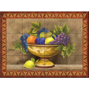 Tile Mural, Tuscan Still Life by Mary Lou Troutman