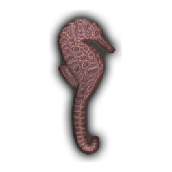10" Large Seahorse - Mosaic Tile