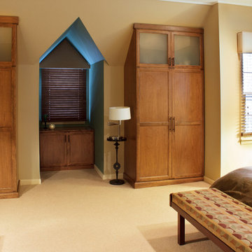 Sloped Ceiling Wardrobe Cabinetry