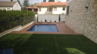 Construcción de piscinas en Agramunt - Después