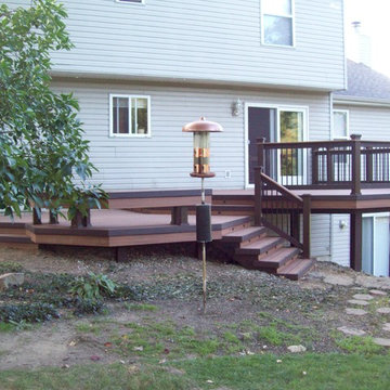 Two stage angular TREX TRANSCENDS TIKI TORCH DECK