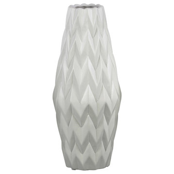 Ceramic Vase, Matte White
