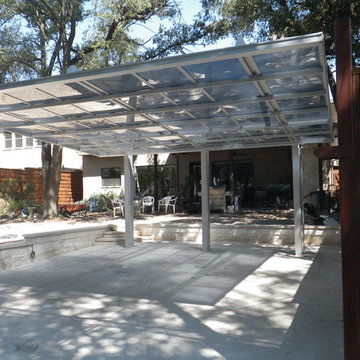 Double car carport
