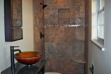 Inspiration for a contemporary bathroom remodel in Other