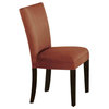 Coaster Side Chair, Terracotta/Cappuccino, Set of 2
