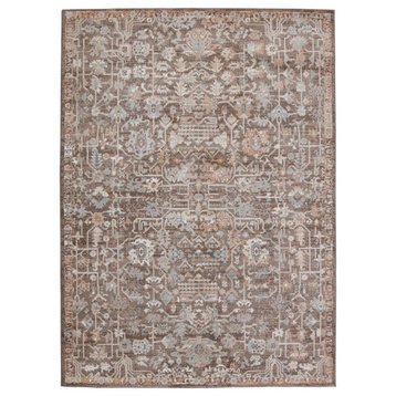 Vibe by Jaipur Living Mariette Oriental Area Rug, Brown/Light Gray, 9'6"x12'