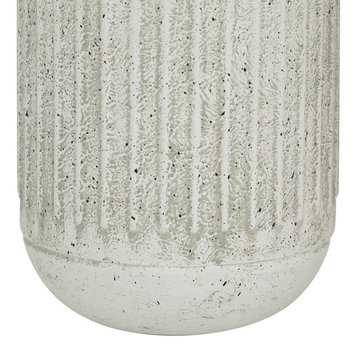 Contemporary Gray Metal Vase 43314