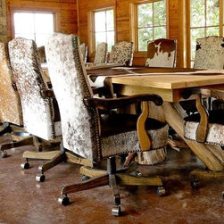 Cowhide & Leather Office Chairs - Office Chairs