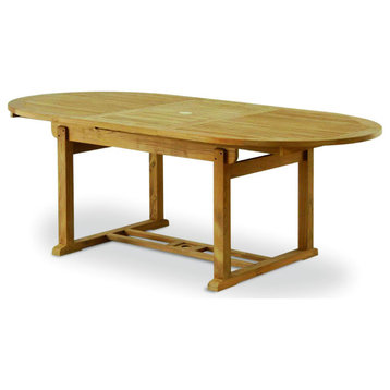 Samui Teak Extension Table, Natural