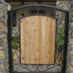 Courtyard & Pedestrain Gates - Home Fencing And Gates