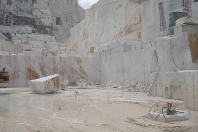 Quarry of Italian Statuario marble