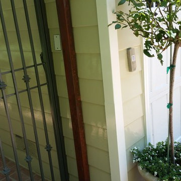 Aged Copper 1 Year Later Pacific Palisades 5inch K-Style Gutters