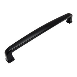 Cosmas - Cosmas 4392-192FB Flat Black 7-1/2&rdquo; CTC Cabinet Pull - Cabinet And Drawer Handle Pulls