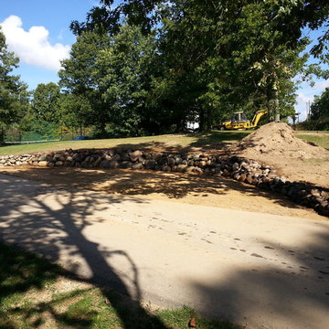 Retaining Wall and Turnaround Area