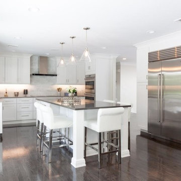 J&K Cabinets S8 White Shaker