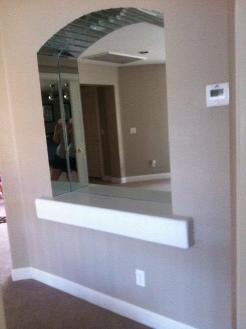 What to do with mirrored niche?