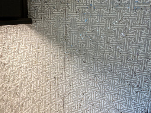 Help- I see seams! Wallpaper seams visible after installation
