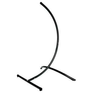 Hammaka Arc Hanging Chair Stand, Black, Powder Coated for Rust Resista