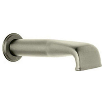 Rohl Perrin and Rowe 8-In Non-Diverter Tub Spout, Satin Nickel