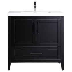 Transitional Bathroom Vanities And Sink Consoles by Flairwood Decor