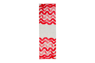 Table Runner (Big Waves Pink) - Bonne and Neil