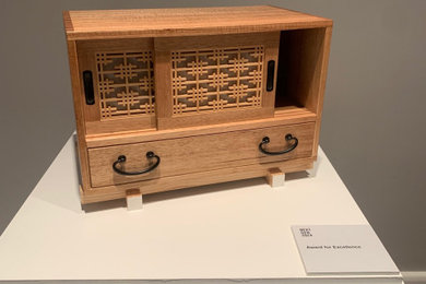 Maruza Handles and Flush Door Pulls for Organizer Box Crafted by Junge Zhang