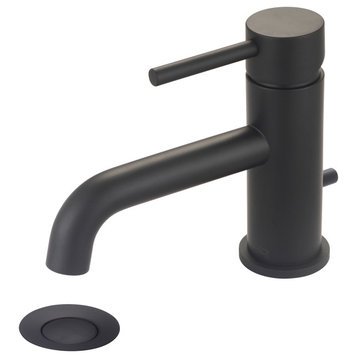 Motegi Single Handle Bathroom Sink Faucet, Matte Black