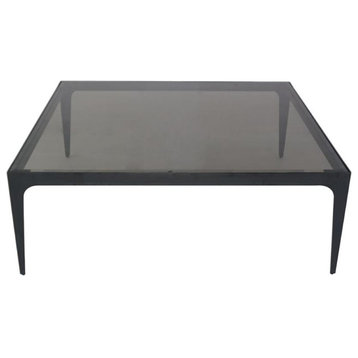 Dynasty Coffee Table Square Smoked Glass top